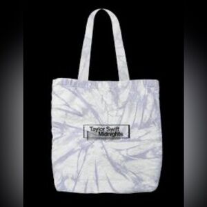 Taylor Swift Midnights Purple Tie-Dye Tote Bag